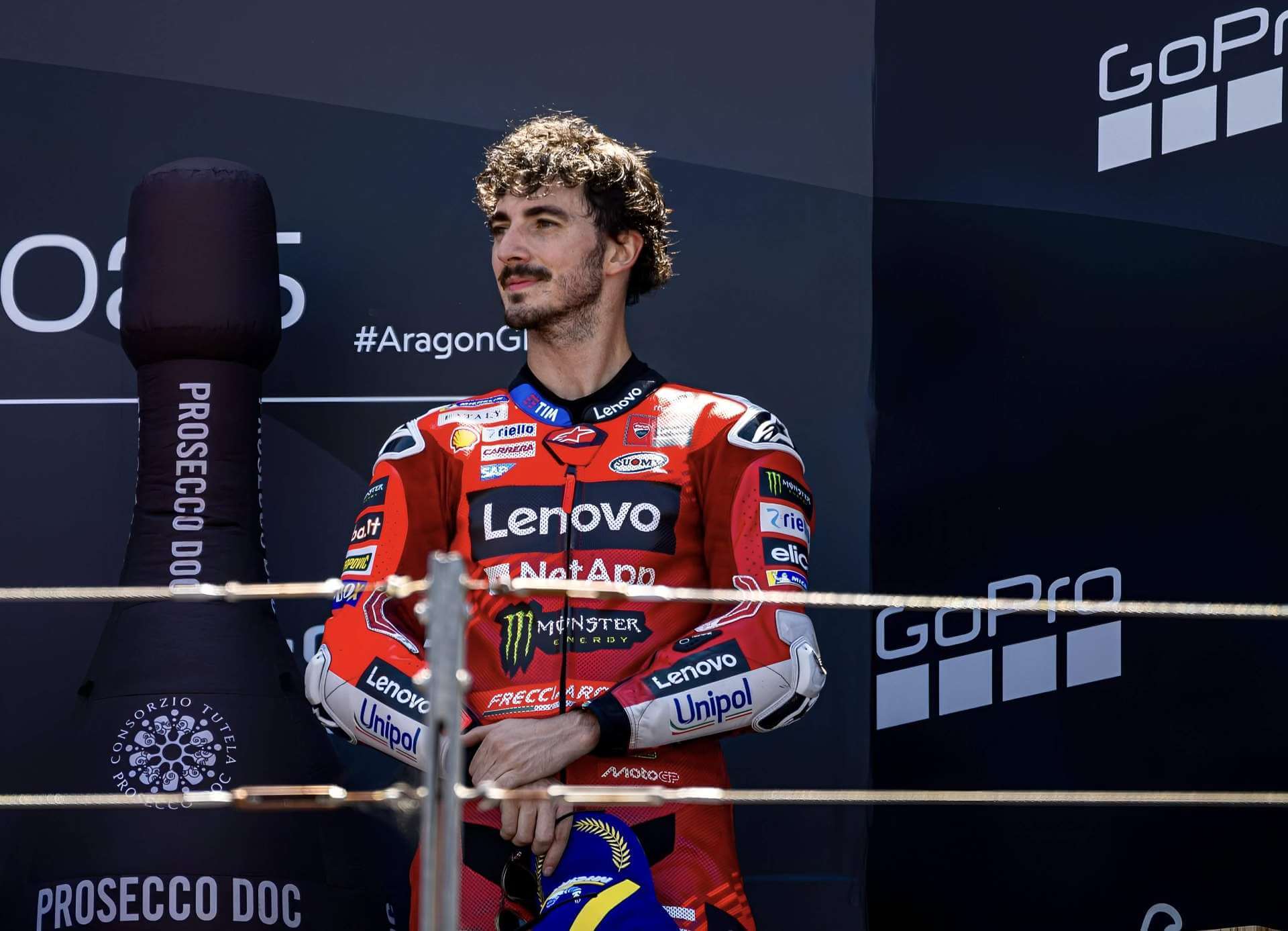 Bagnaia Excited Over New Ducati Upgrades After Aragon Podium